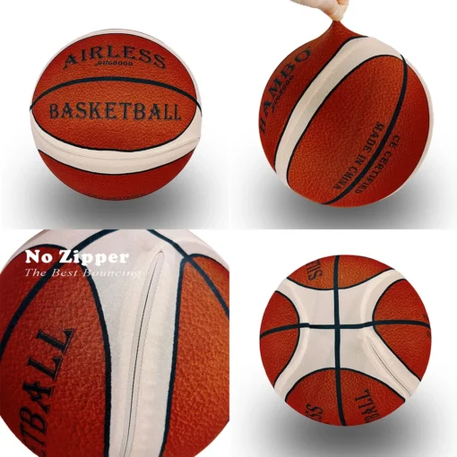 Indoor PU Foam Basketball with Silent Dribbling - Men's Size 7, Women's Size 6, Children's Size - Image 6