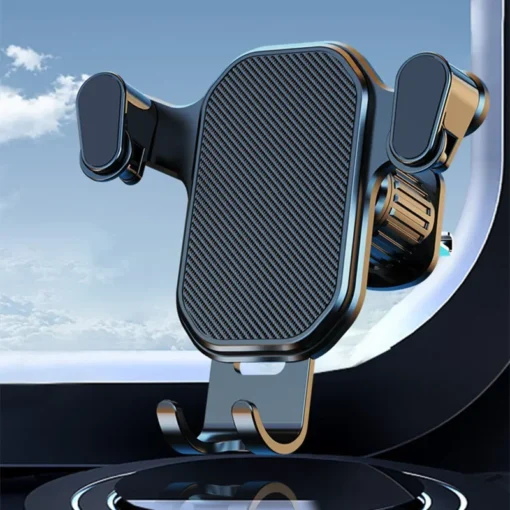 Car Phone Holder with Gravity Design for Air Outlet Installation, Compatible with Most Smartphones - Image 3