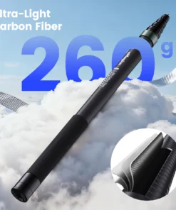 Alternative view of aMagisn 3m Invisible Selfie Stick , Carbon Fiber Extended Monopod 118" for Gopro Max DJI 360 Insta360 X3 X4 Air X5 Accessories