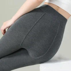 Fleece Lined Thermal Tights with Stretchy Fabric for Women