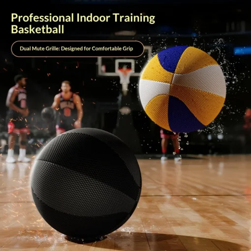 Apartment Safe Noiseless Dual Layer Basketball for Indoor Parent-Child Training - Image 5