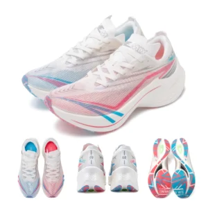 Carbon Plate Marathon Running Shoe with Shock-absorbing Ultralight Bounce for Stable Support