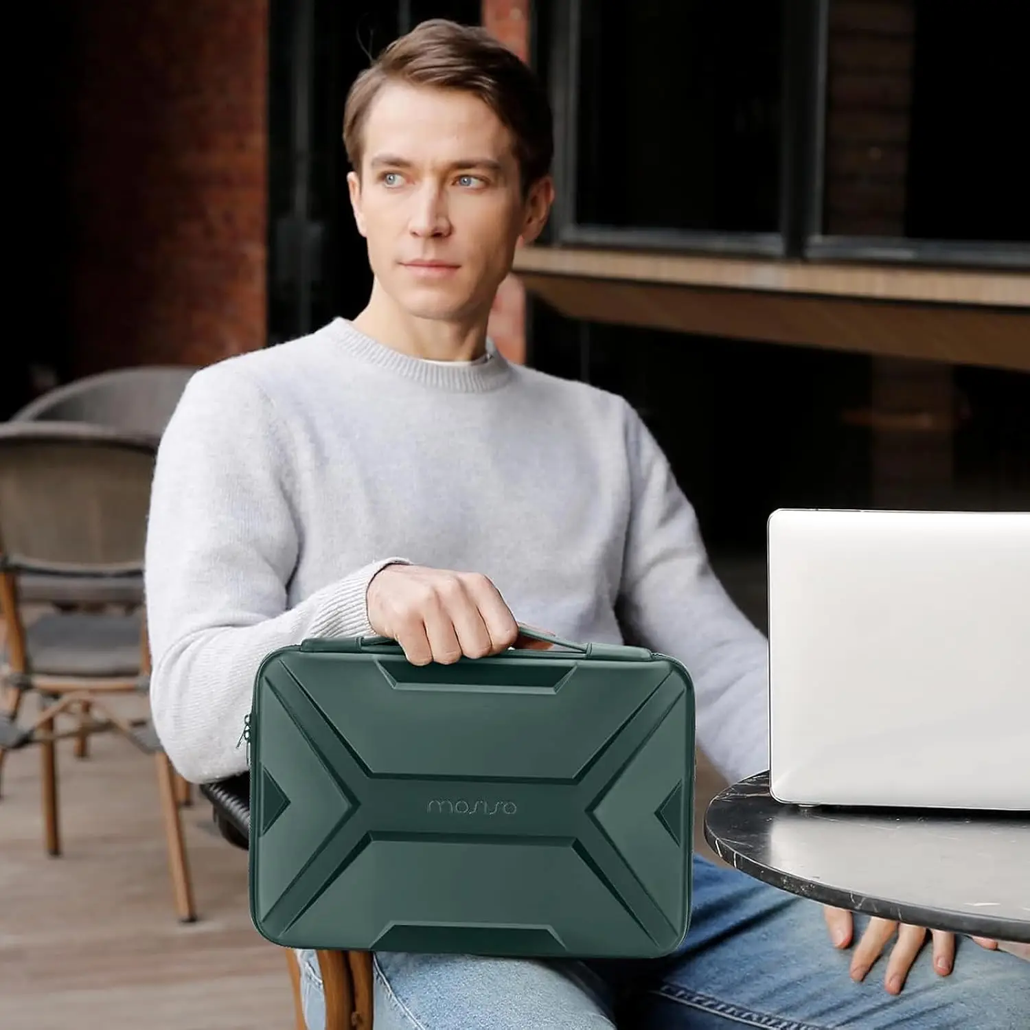 Laptop Bag with Waterproof Hard Case for 13-16 Inch MacBook Students and Professionals - Image 6