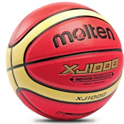 Molten Basketball XJ1000 Size 6/7 - Wear-Resistant PU Leather for Indoor/Outdoor Training