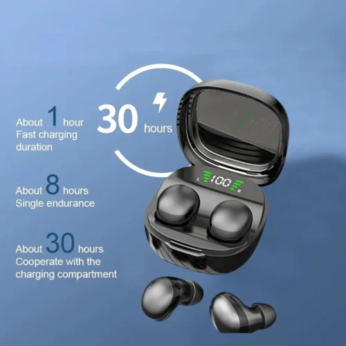 Alternative view of Bluetooth 5.3 AI Translation Earphones Wireless Sleep Headsets 150+Language Headphones HiFi Noise Reduction Earbuds for XIAOMI