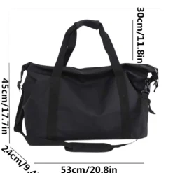 Alternative view of Large Capacity Handheld Travel Bag with Lightweight Storage for Sports and Fitness