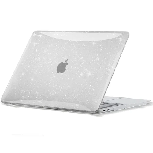 Glitter Hard Laptop Case for Macbook Air 13.6 M4 15 M3 Sparkly Clear Cover for Mac Book Pro 13 M1 M2 14 M4 16 Sleeve Accessories