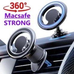 Magnetic Car Phone Holder with Strong Magnet for MagSafe iPhone and Samsung Smartphones