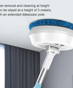 Alternative view of Electric Mop Cleaning Machine Automatic 2 in 1 Wet & Dry Home Cleaner Car Wireless Electric Spin Mop Ceiling Door WindowsCleaner
