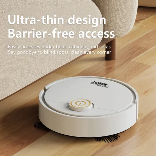 Smart Sweeping Robot with Suction and Mopping Functionality for Homes with Pets - Image 3