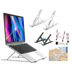 Portable Adjustable Laptop Stand with Foldable Design for 10 to 15.6 Inches Laptops