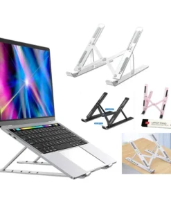 N3 Portable Laptop Stand Plastic or Aluminium Foldable Stand Adjustable Compatible 10 to 15.6 Inches Laptop Computer Accessories
