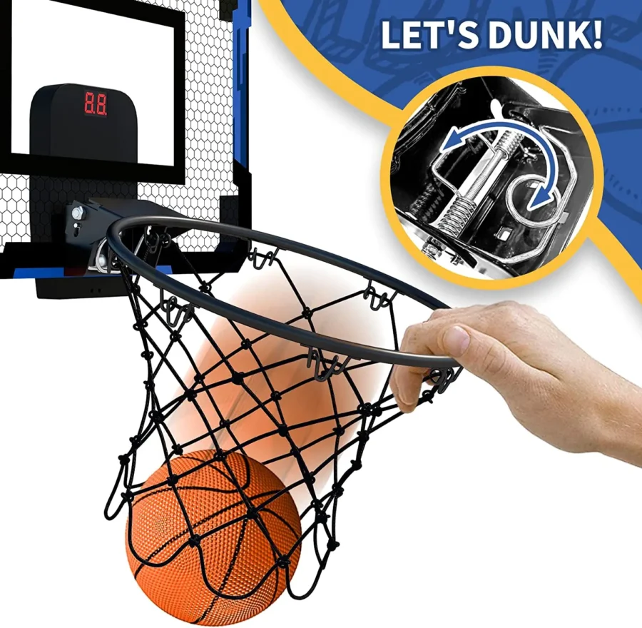Ring Basketball Hoop Wall-mounted Indoor Training Home Kids Basketball Toy Mini Basketball Hoop Set For Kids Outdoor Games - Image 3