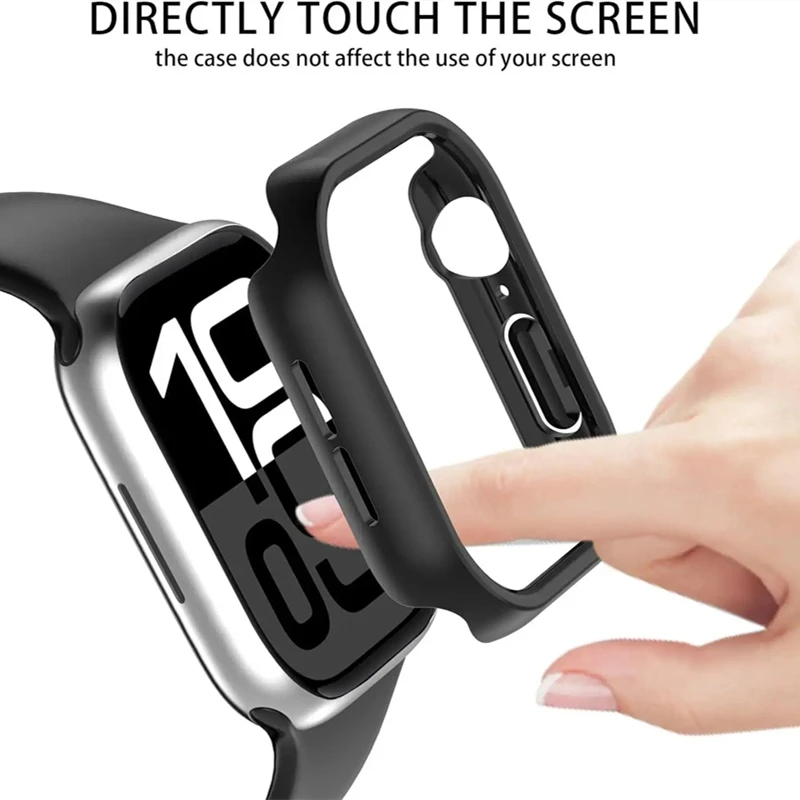 Protective Case for Apple Watch 45mm 44mm 42mm Matte Hard PC Bumper Frame - Image 6