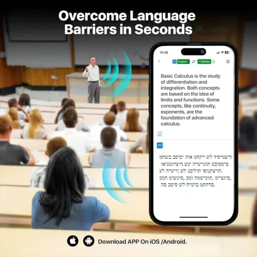 Real Time Translator Headphones with AI Language Translation for Business 144 Languages & Accents - Image 2