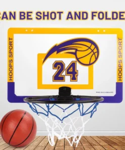 Alternative view of Indoor children's safety and fun games children's home sports basketball set wall bracket non perforated basketball frame