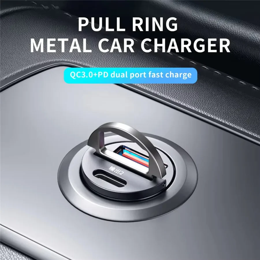 100W/200W QC3.0 PD Mini Car Charger 12-24V Lighter Fast Charging Car USB Type C Charger for Xiaomi Samsung Huawei iPhone Power - Image 4