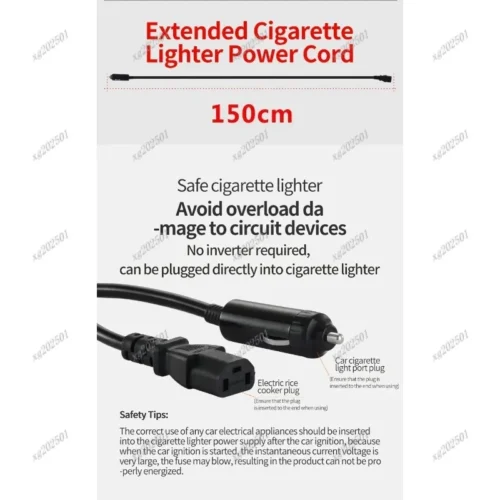 Alternative view of 24V Truck Rice Cooker - 3L Large Capacity 200W Portable Electric Food Warmer for Lorry