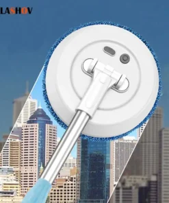 Electric Mop Cleaning Machine Automatic 2 in 1 Wet & Dry Home Cleaner Car Wireless Electric Spin Mop Ceiling Door WindowsCleaner