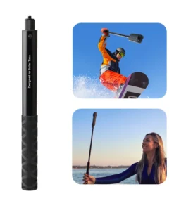 1.2m Ultra-Long Carbon Fiber Invisible Selfie Stick For Insta360 X3/X2/for DJI Action 3/GoPro Camera Invisible Selfie Stick