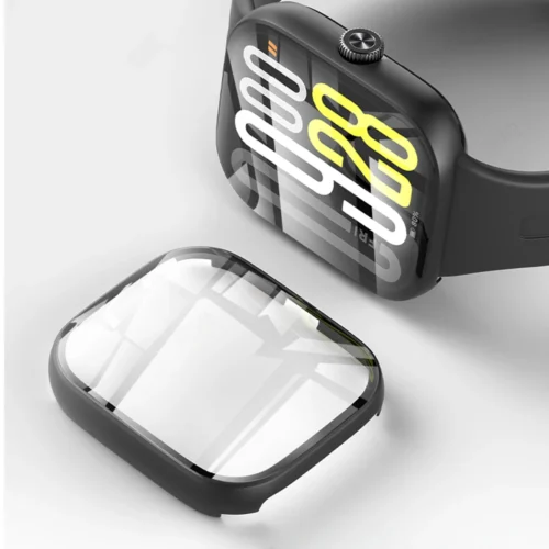 Alternative view of Tempered Glass+Case For Xiaomi Redmi Watch 5 accessories All-around hard PC Bumper Frame Screen Protector For Redmi Watch5 Cover