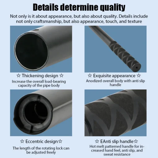 Ultra-Long Carbon Fiber Invisible Selfie Stick for Insta360 X3/X2, DJI Action 3, and GoPro Cameras - Image 4