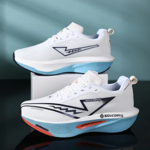 Alternative view of Running Shoes Carbon Board Speciality Marathon Men Sports Breathable Lightweight Women's Comfortable Athletic Nonskid Sneakers