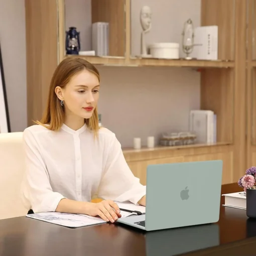 Hard Shell Laptop Case for MacBook Air 13.6 M2 A2681 A3113 and M1 A2337 A2179 A1932 A1466 - Image 6